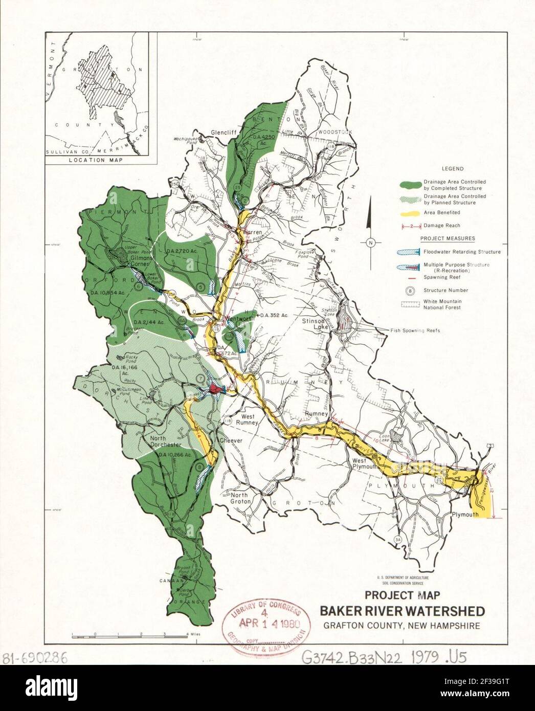 Map of grafton new hampshire hires stock photography and images Alamy