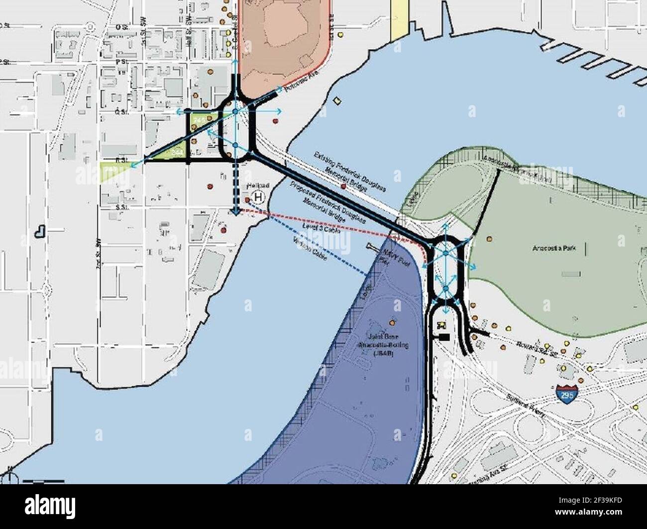 Proposed Frederick Douglass Memorial Bridge reconstruction and ...