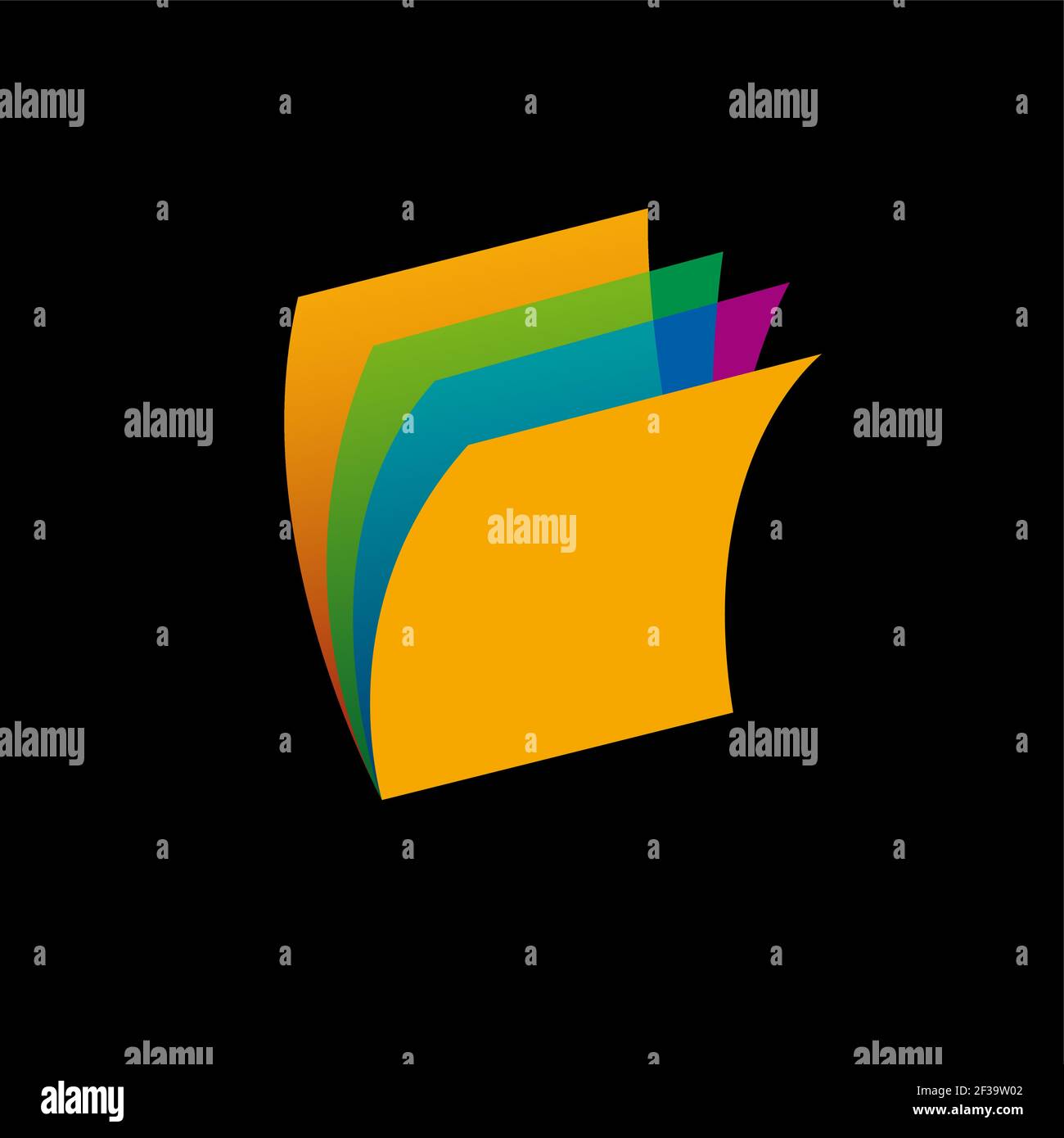 Vector logo ream of paper Stock Vector Image & Art Alamy