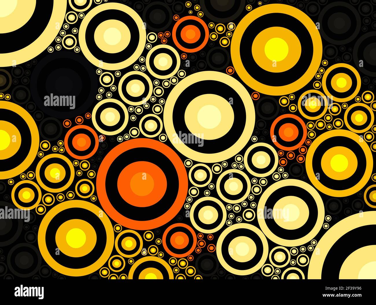 Illustration of All Things Yellow Stock Photo - Alamy