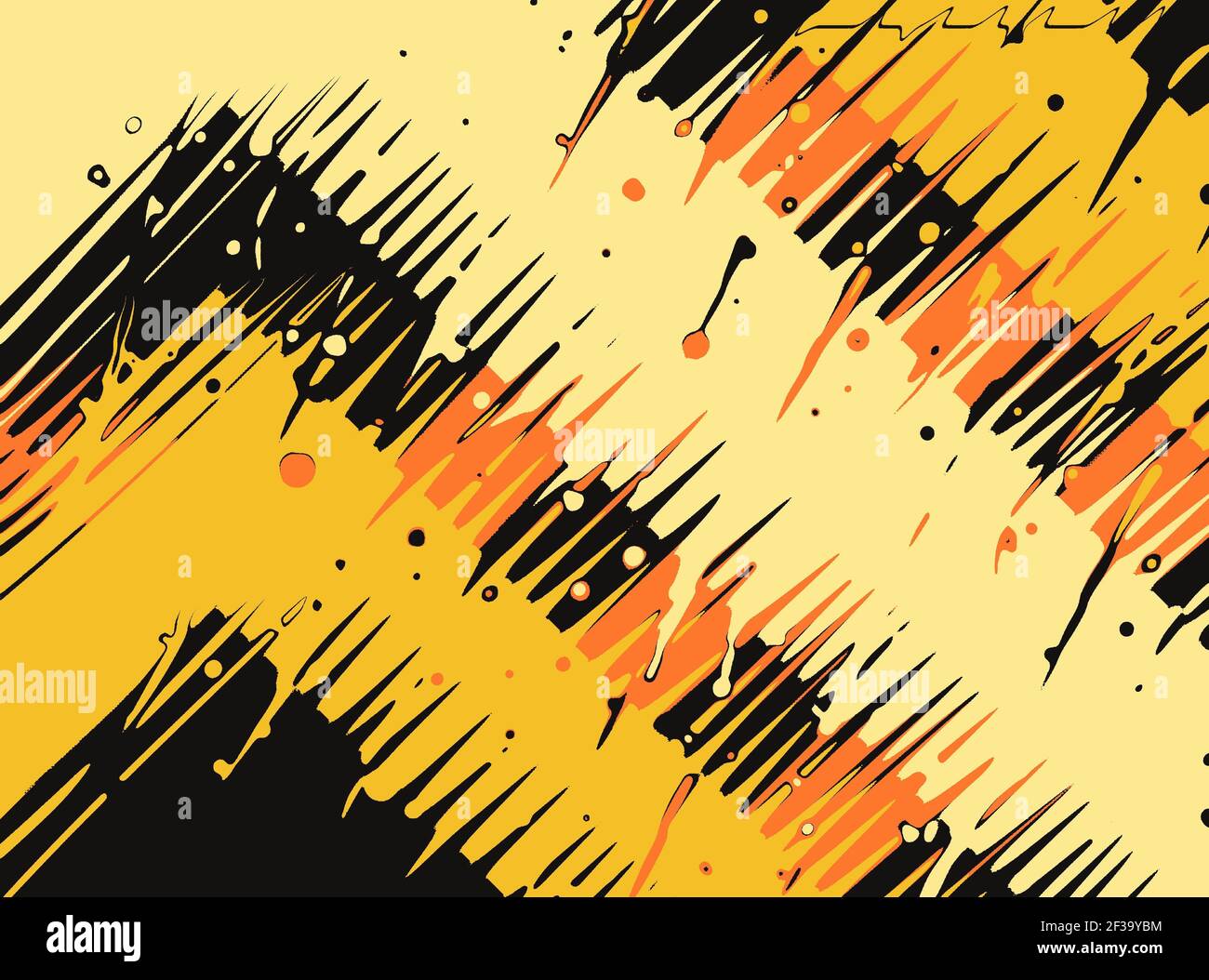 Illustration of All Things Yellow Stock Photo - Alamy