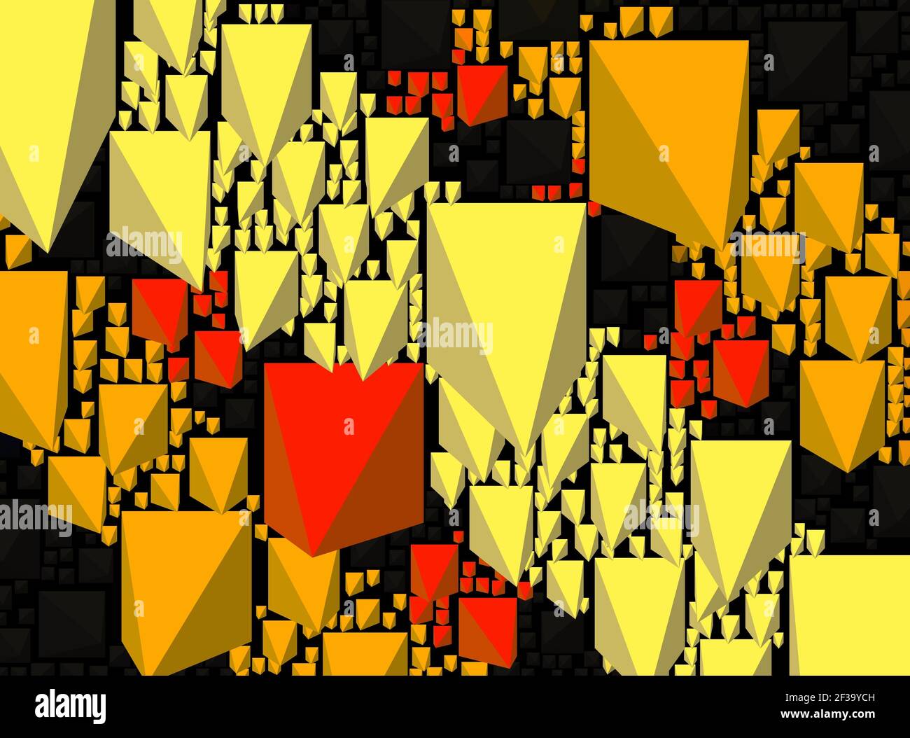 Illustration of All Things Yellow Stock Photo - Alamy
