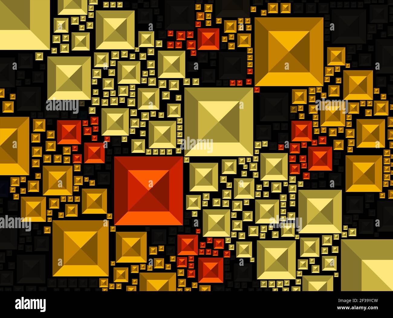 Illustration of All Things Yellow Stock Photo - Alamy