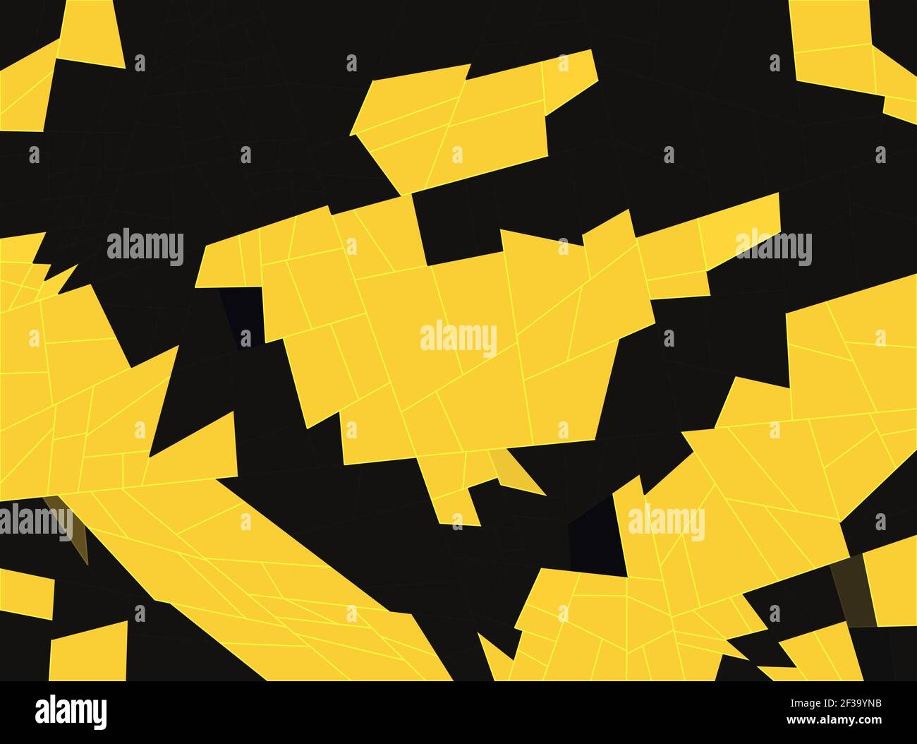 Illustration of All Things Yellow Stock Photo - Alamy
