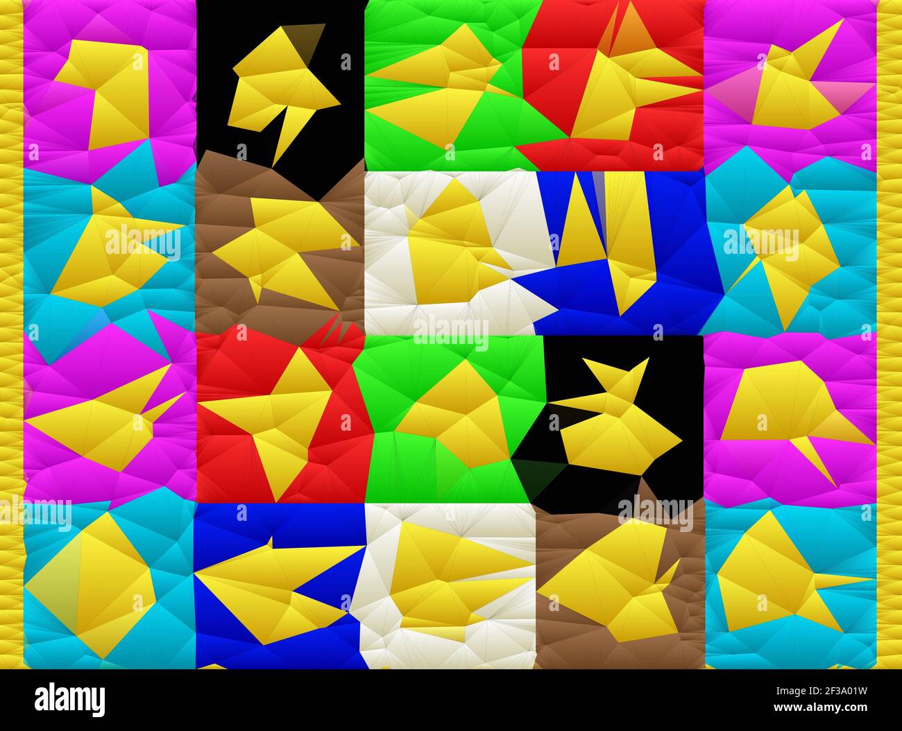 Illustration of All Things Yellow Stock Photo - Alamy