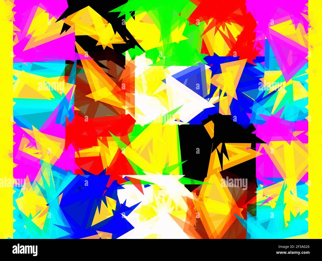 Illustration of All Things Yellow Stock Photo - Alamy