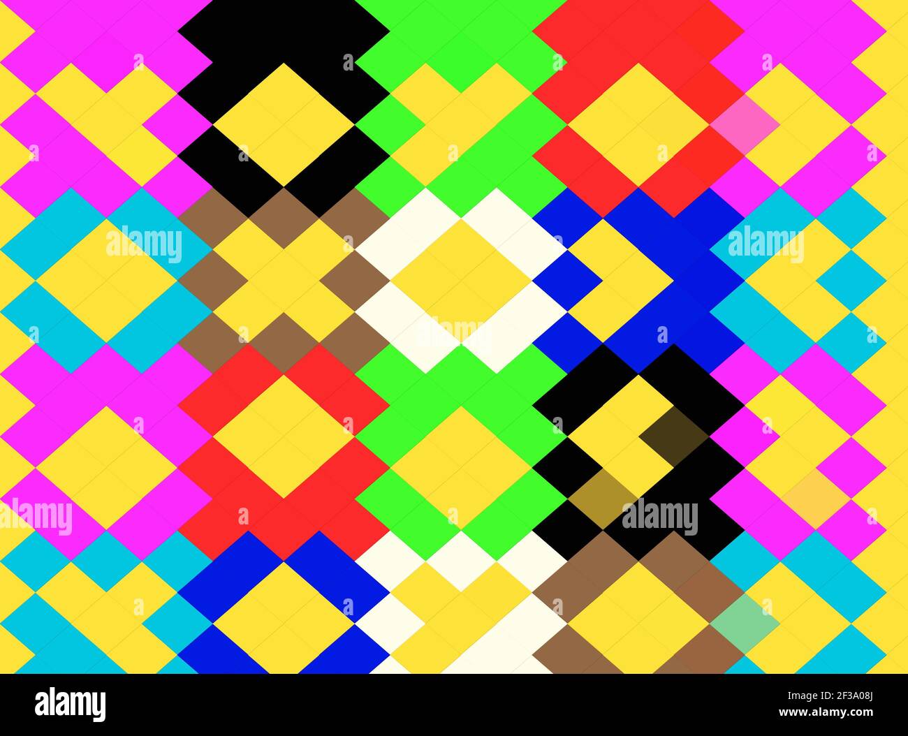 Illustration of All Things Yellow Stock Photo - Alamy