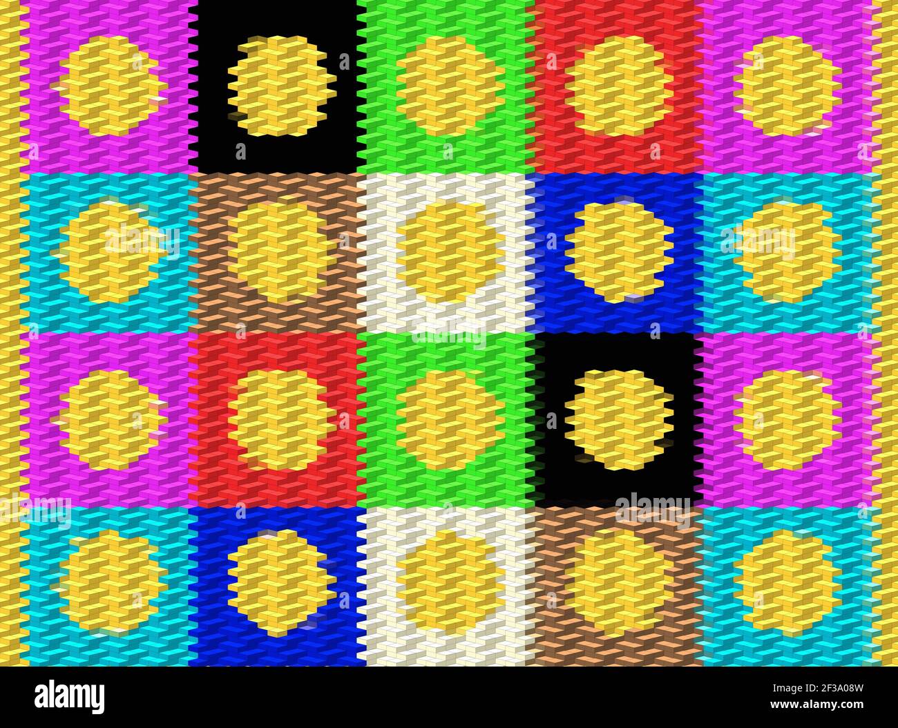 Illustration of All Things Yellow Stock Photo - Alamy