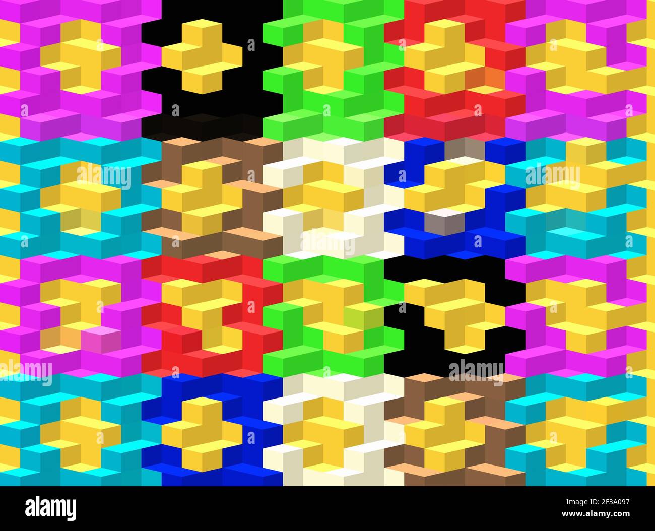 Illustration of All Things Yellow Stock Photo - Alamy