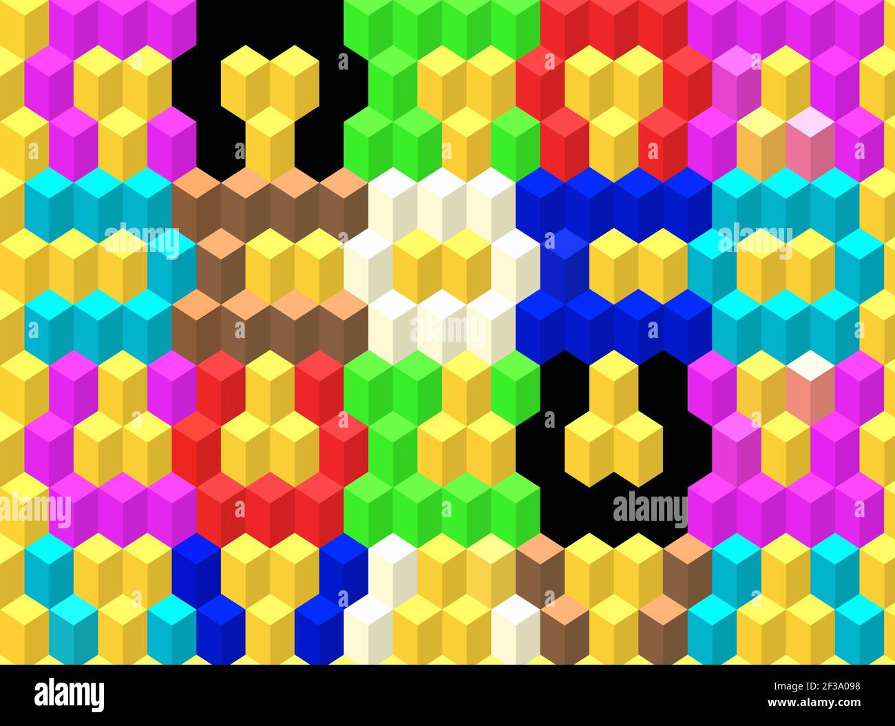 Illustration of All Things Yellow Stock Photo - Alamy