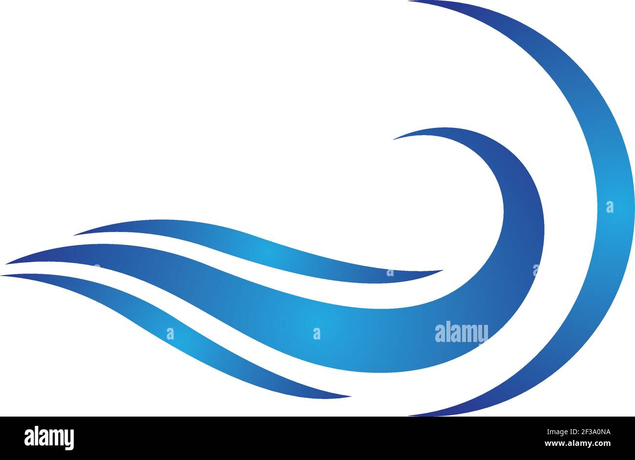 Water wave logo vector icon illustration design Stock Vector Image ...