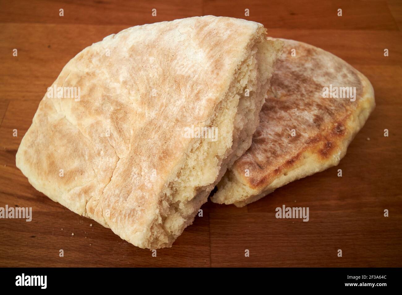 soda farls northern irish bread produced in home bakery by hand Stock Photo