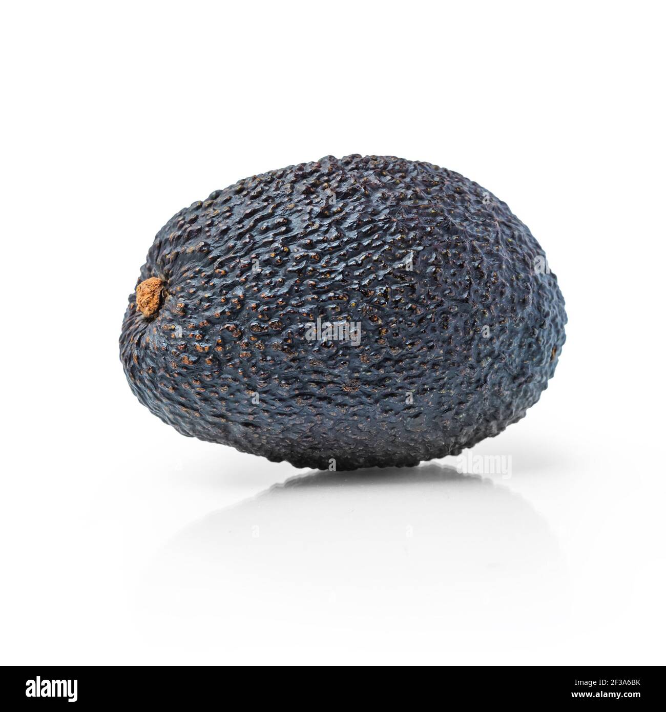 Avocado isolated on white background. Avocado close up Stock Photo