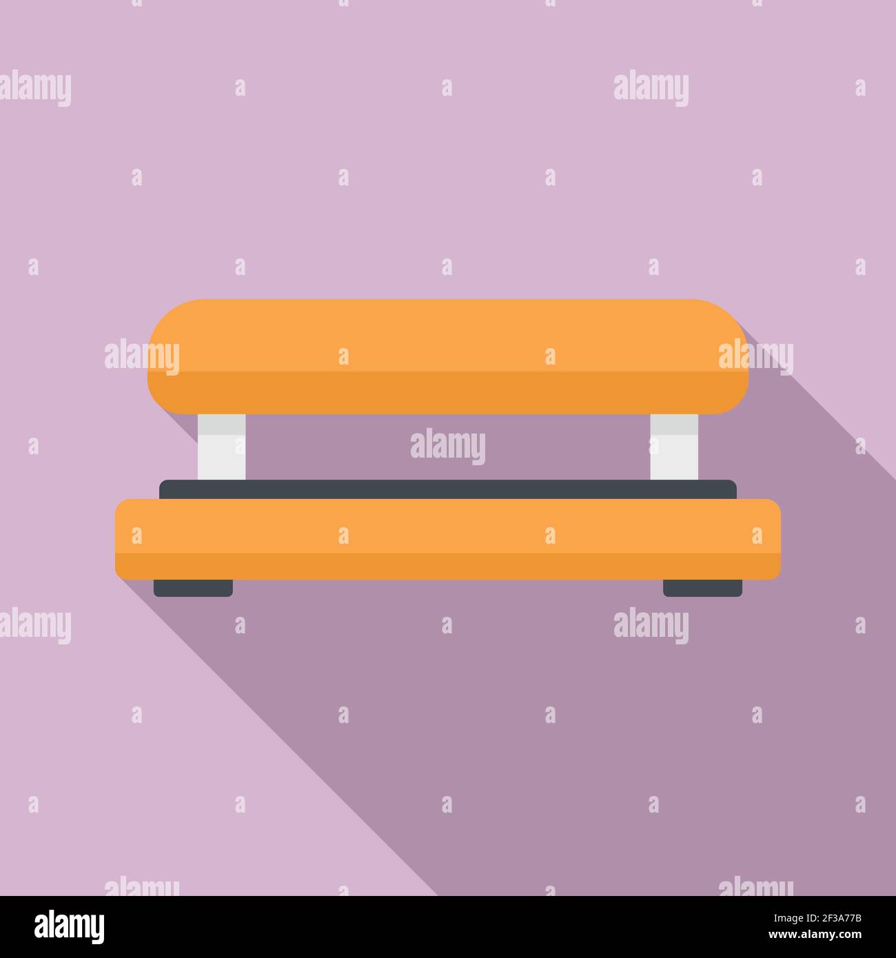 Equipment hole puncher icon, flat style Stock Vector