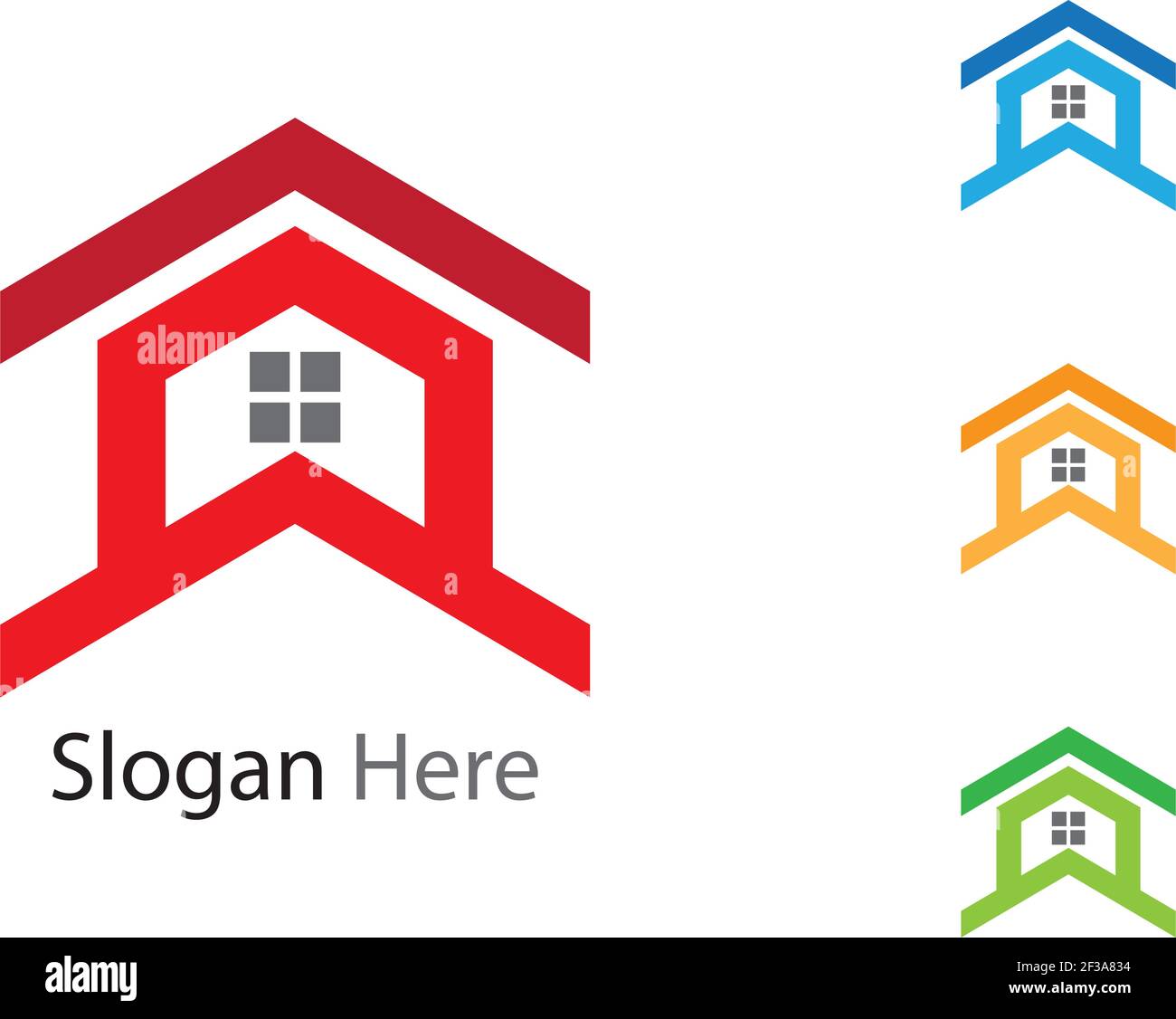 Property logo template vector icon illustration design Stock Vector ...
