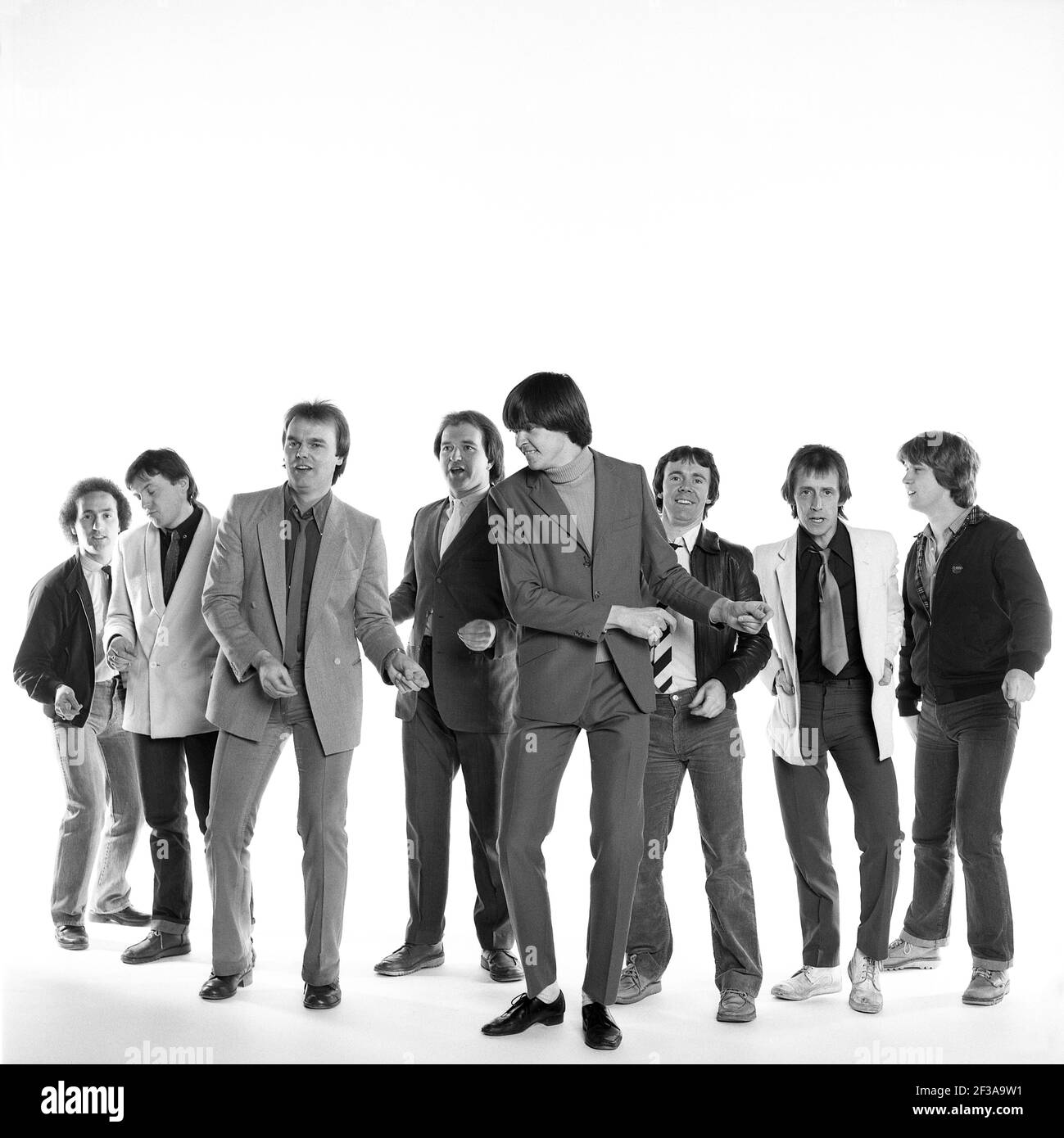 Paul Young and Streetband British Soul band. 1980 Stock Photo Alamy