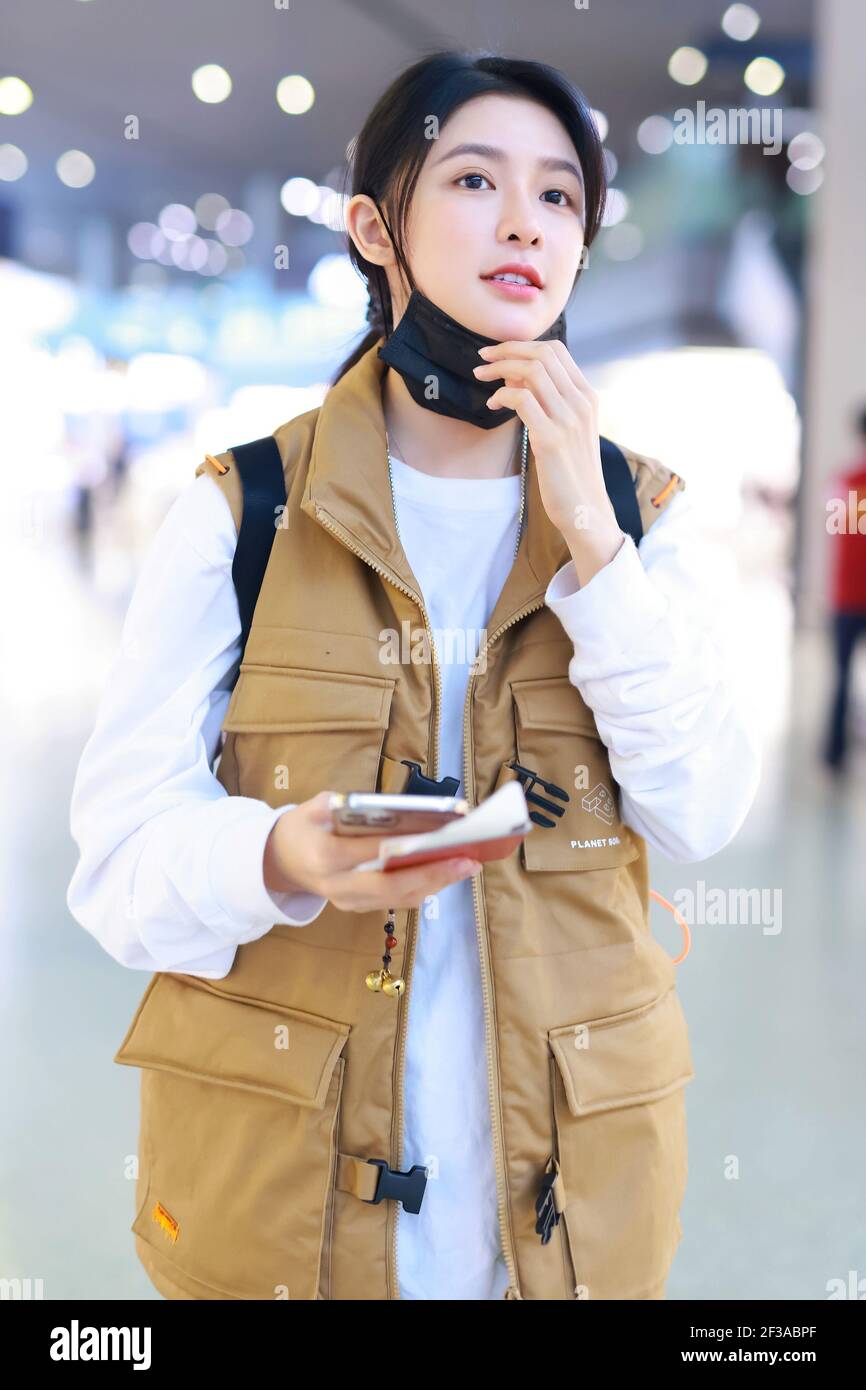 Malaysian influencer and singer Joey Chua shows up at an airport in