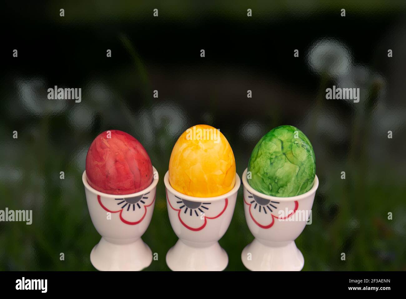 Concept Easter : Easter greeetings Stock Photo