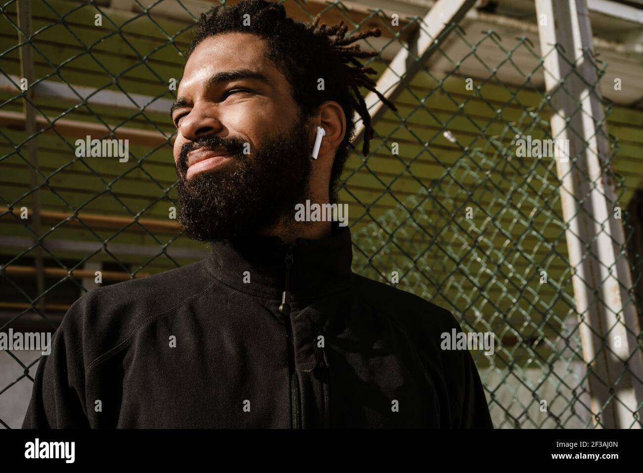 Happy african american sportsman hi-res stock photography and images ...