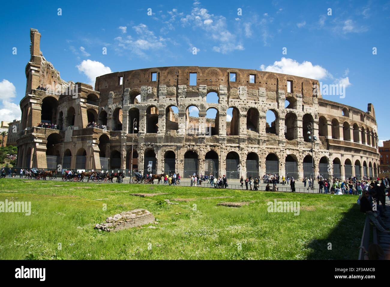 The Colosseum or Coliseum, also known as the Flavian Amphitheatre ...