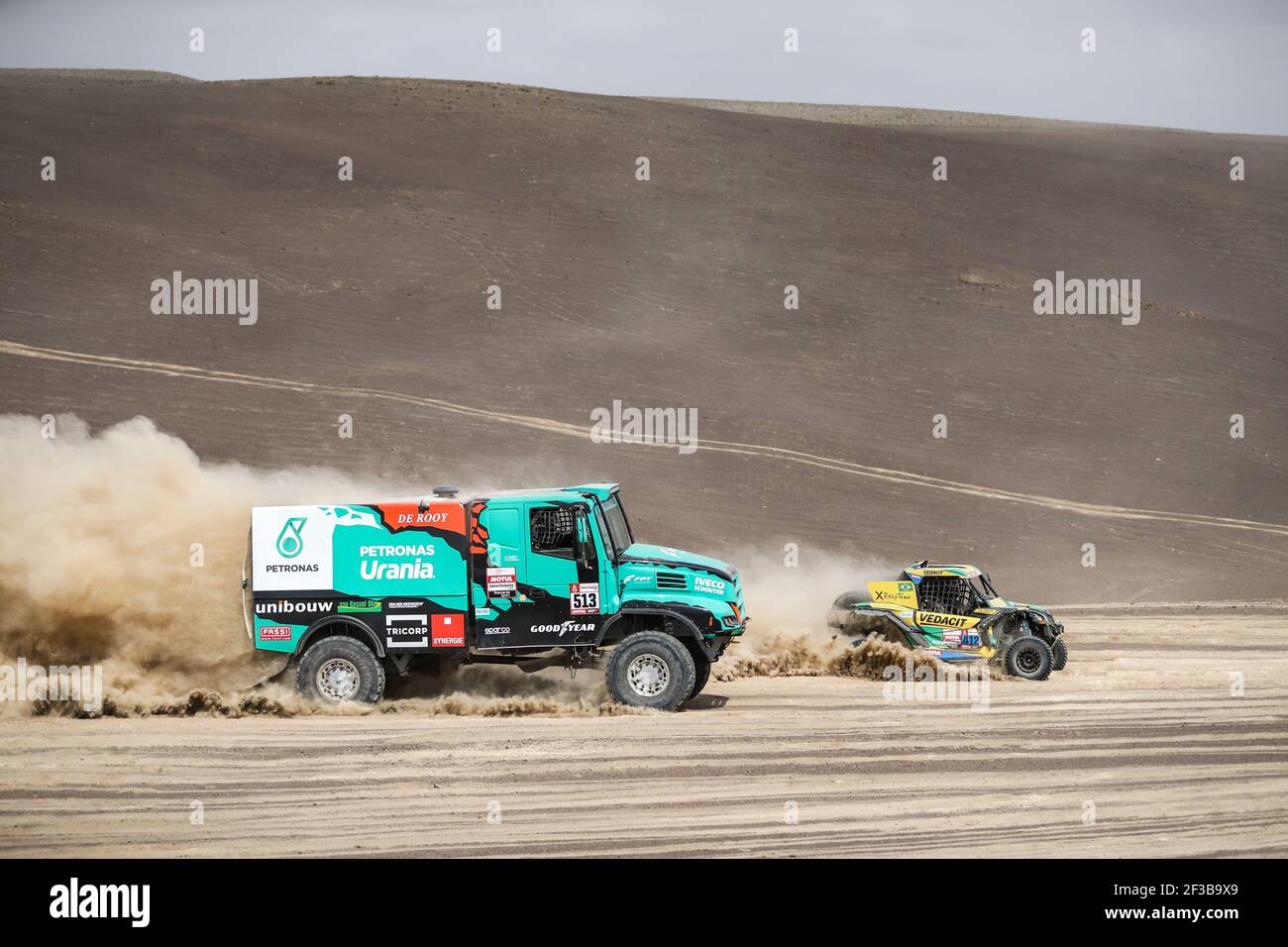 513 VAN DEN HEUVEL Maurik (nld), VAN ROOIJ Martijn (nld), KUIJPERS Peter  (nld), Iveco, Petronas Team de Rooy Iveco, Truck, Camion, 412 BAUMGART  Marcos (bra), CINCEA Kleber (bra), Can-Am, X Rally Team,