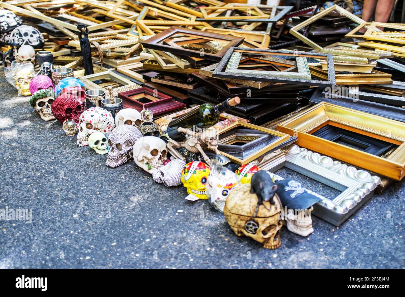 Porta Portese Rome Porta Portese traditional flea market, Rome, Lazio, Italy, Europe Stock ...