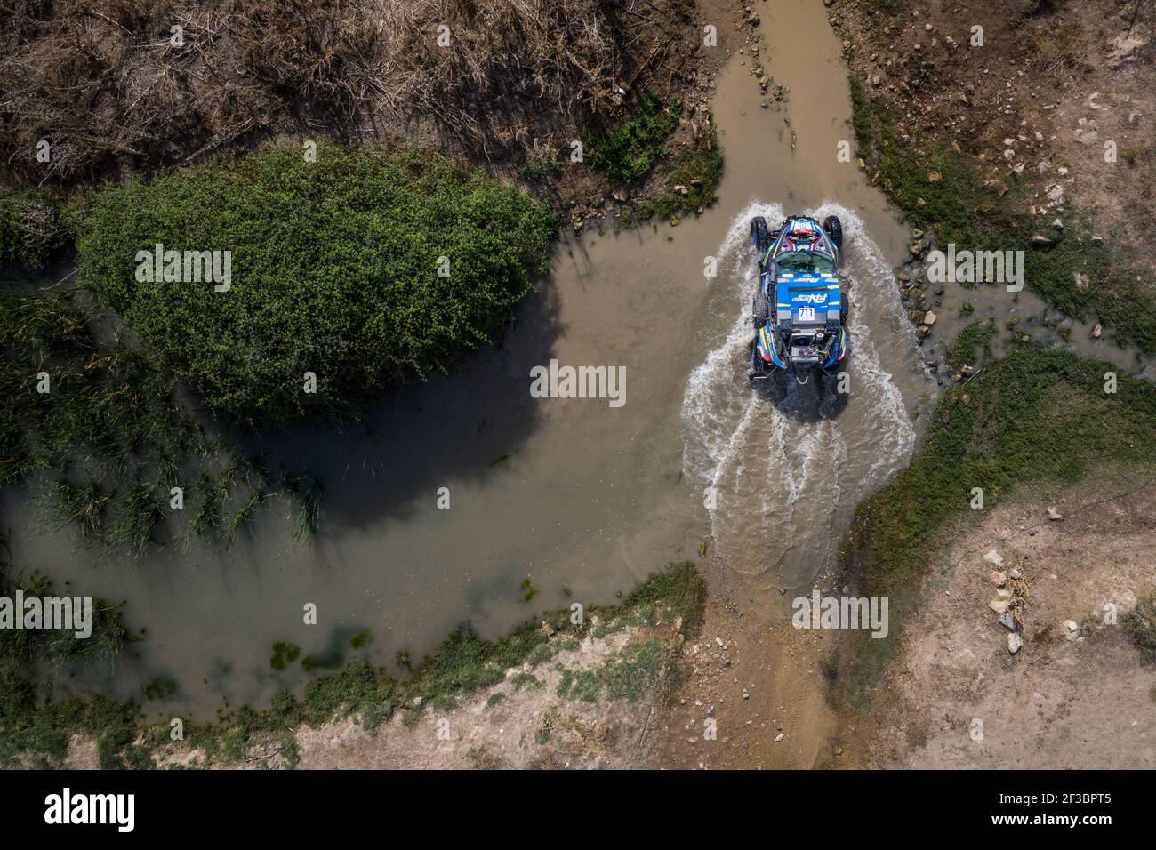 710 Eslava Eduardo (esp), Diaz Fernandez Laura (fra),BRP Can-Am Maverick X3, action during the 2020 Andalucia Rally, from October 6 to 10, 2020 around Villamartin, Spain - Photo Frederic Le Floc'h / DPPI Stock Photo