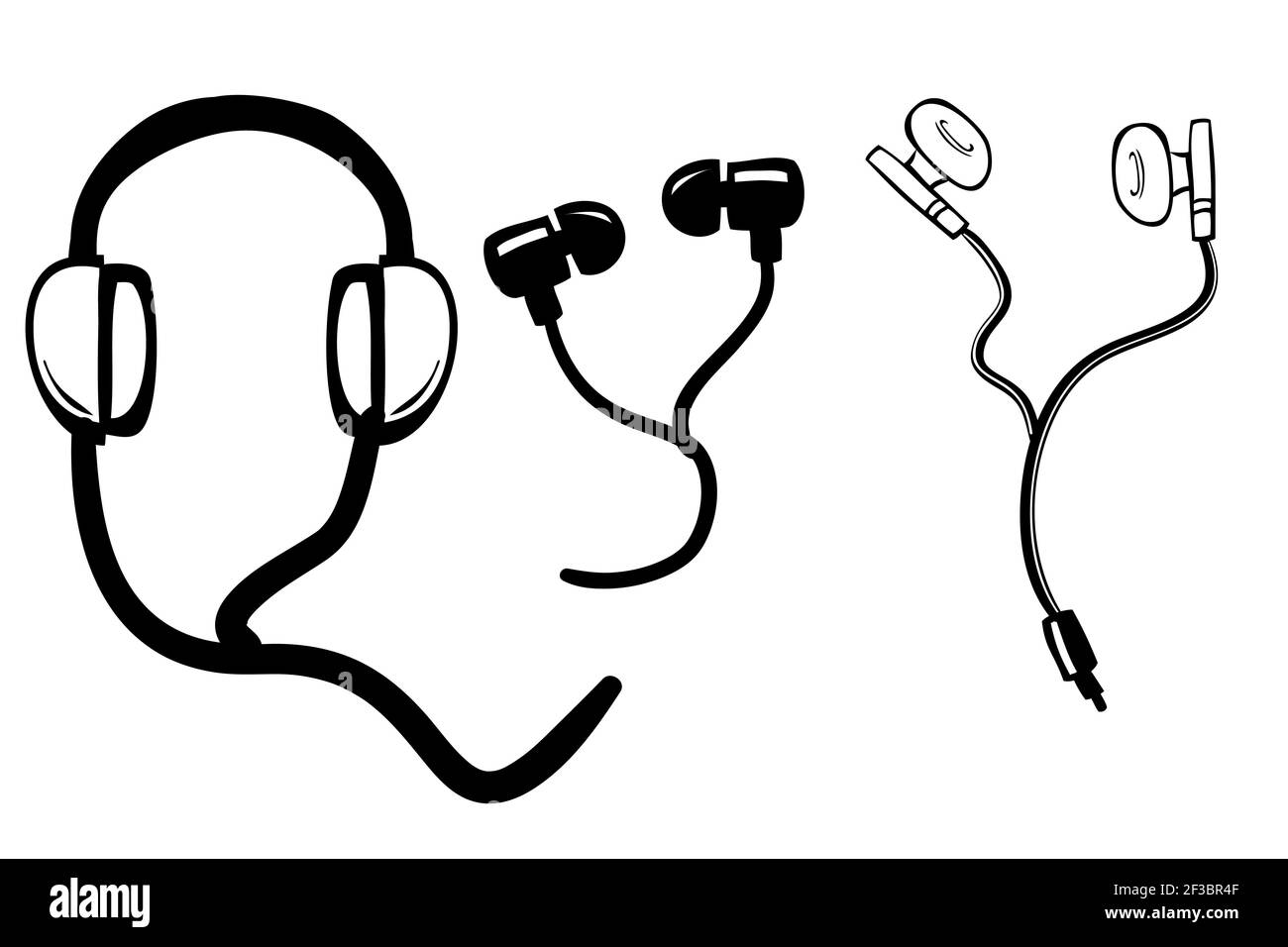 music player with headset illustration cartoon 24219784 Vector Art at  Vecteezy