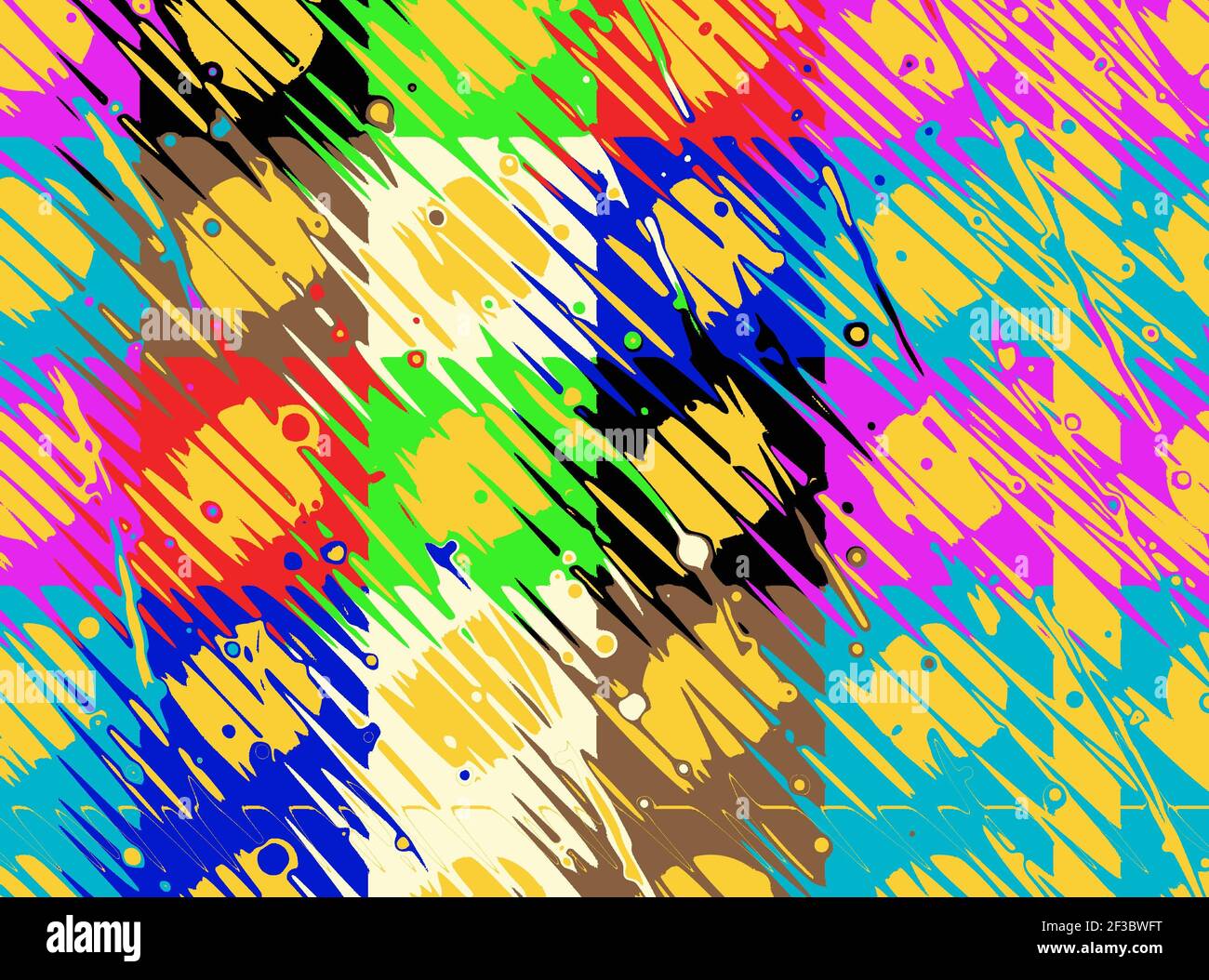 Illustration of All Things Yellow Stock Photo - Alamy