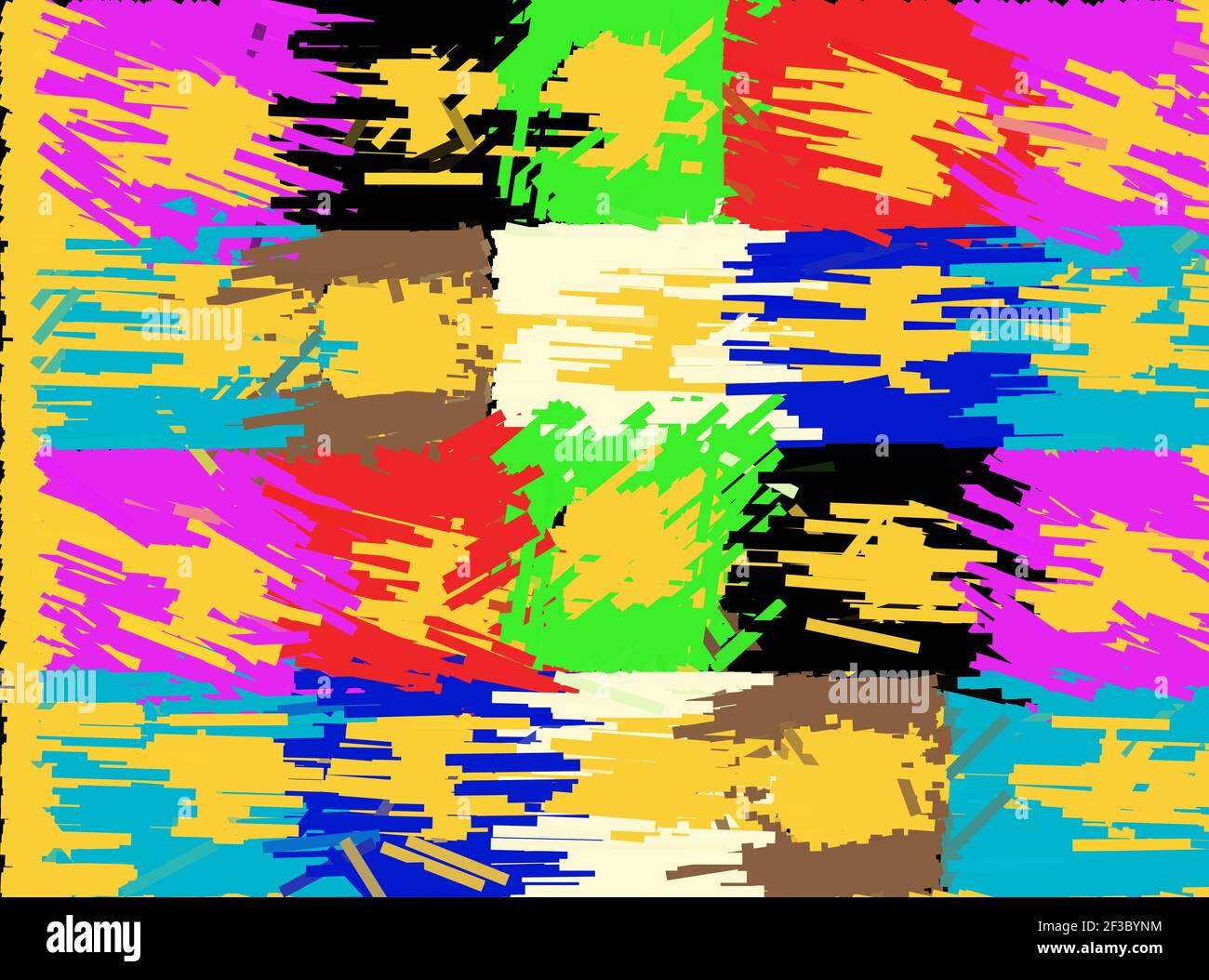 Illustration of All Things Yellow Stock Photo - Alamy