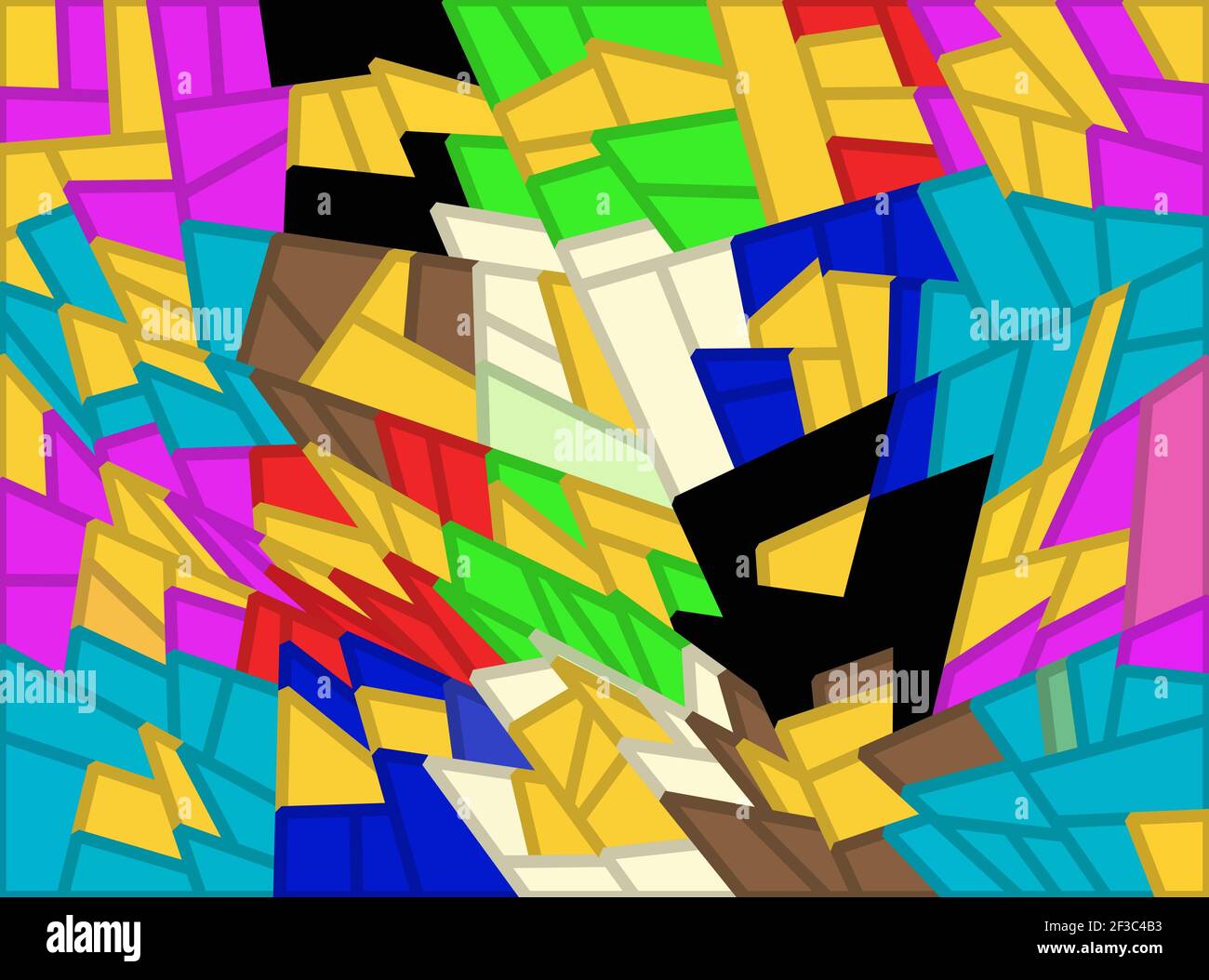 Illustration of All Things Yellow Stock Photo - Alamy