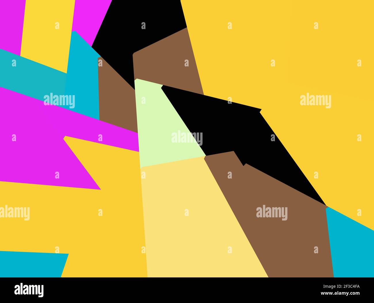 Illustration of All Things Yellow Stock Photo - Alamy