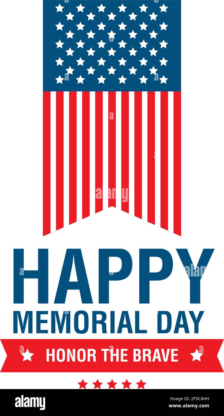 memorial day ribbon Stock Vector Image & Art - Alamy