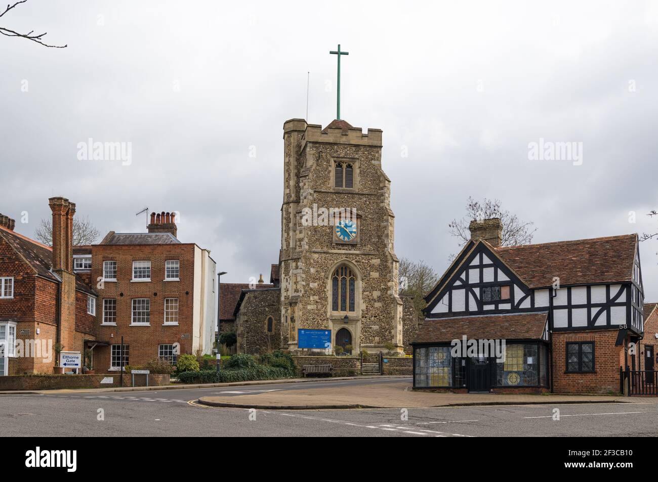 St. John the Baptist church, Pinner, Middlesex, England, UK Stock Photo