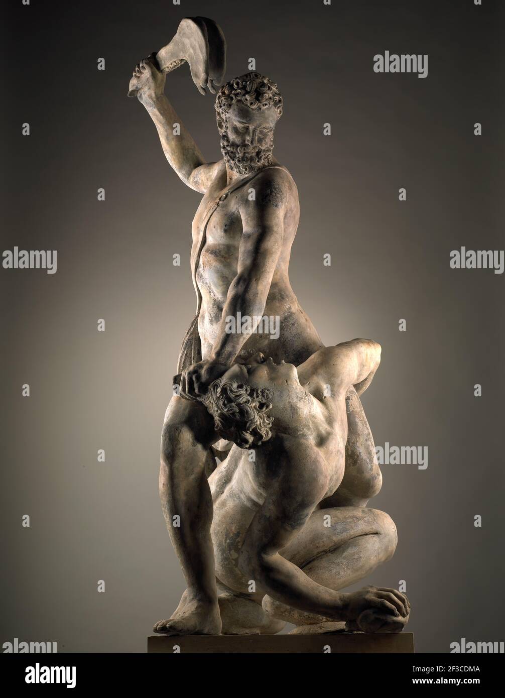 Samson Slaying a Philistine, between 1740 and 1770. after Giambologna Stock Photo