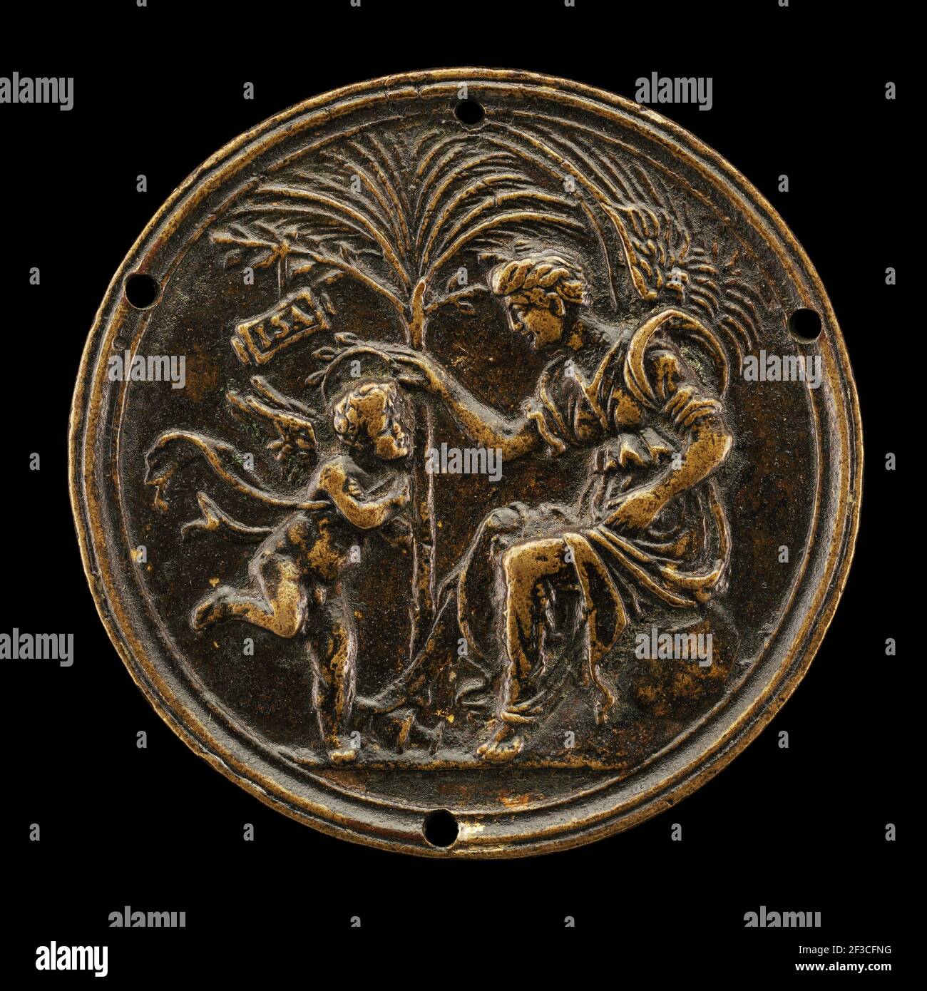 An Allegorical Scene (Fame Crowning Eros Stock Photo - Alamy