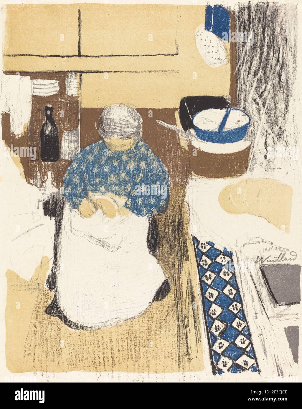The Cook (La cuisiniere), 1899. Stock Photo
