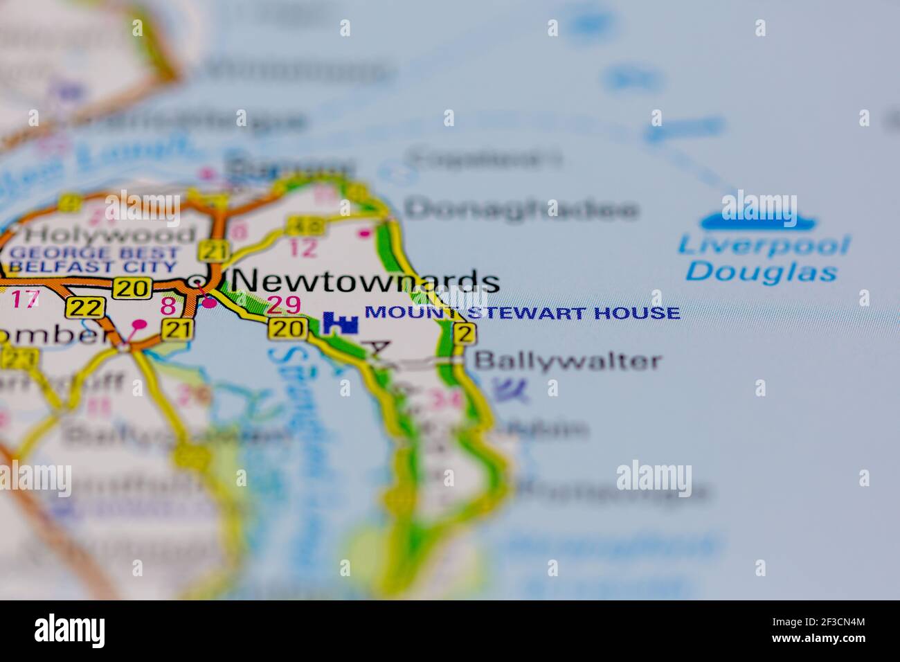 Mount stewart house on a map hires stock photography and images Alamy