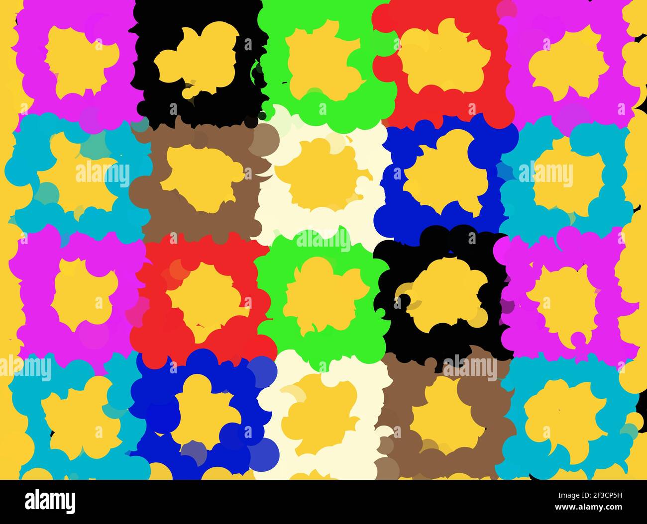 Illustration of All Things Yellow Stock Photo - Alamy