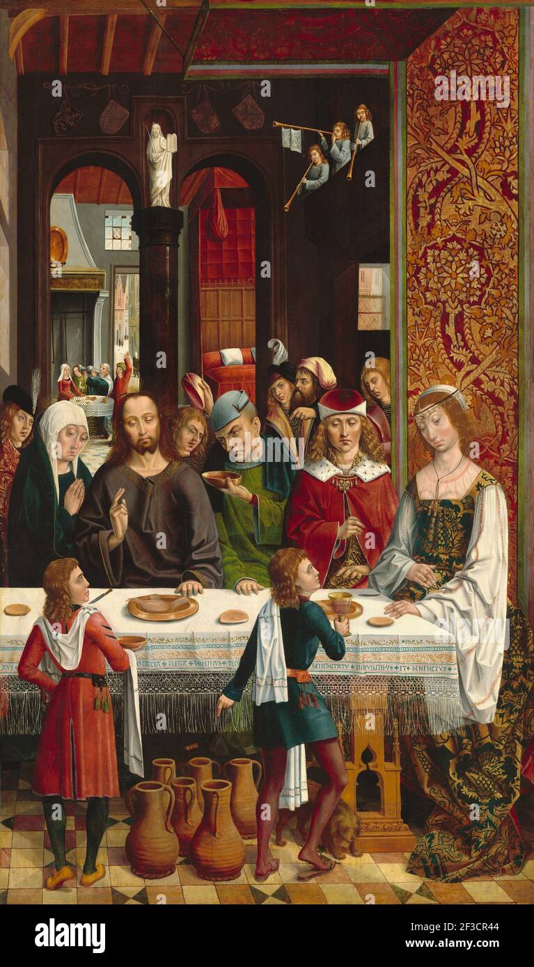 The Marriage at Cana, c. 1495/1497. Stock Photo