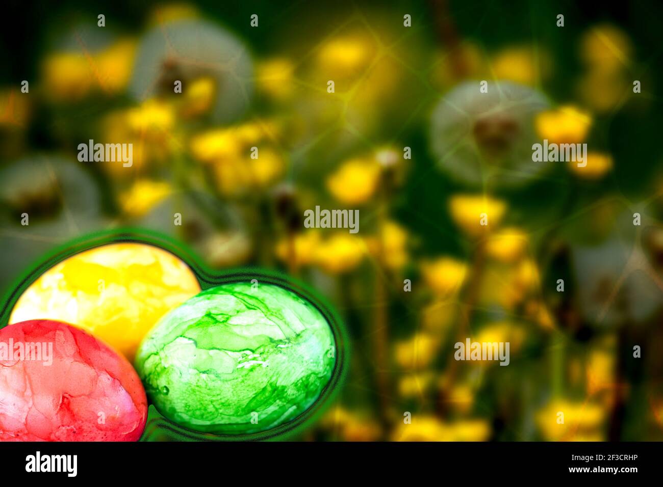 Concept Easter : Easter greeetings Stock Photo
