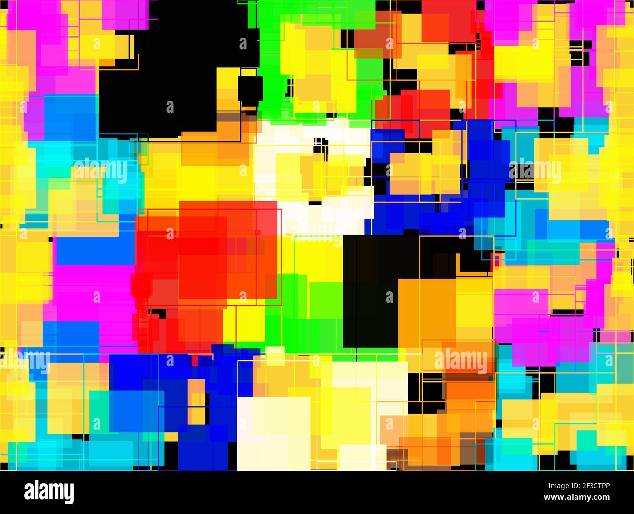 Illustration of All Things Yellow Stock Photo - Alamy