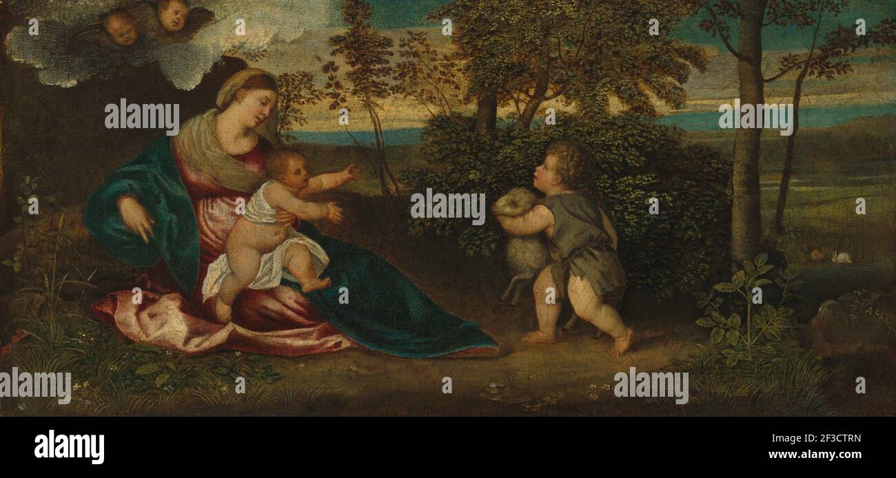 Madonna and Child and the Infant Saint John in a Landscape, 1540/1550 ...