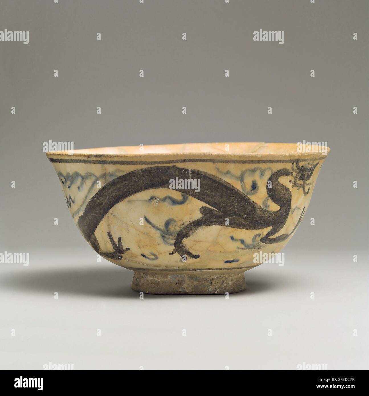 Bowl, Iran or Central Asia, 15th century. Modeled after a bowl from