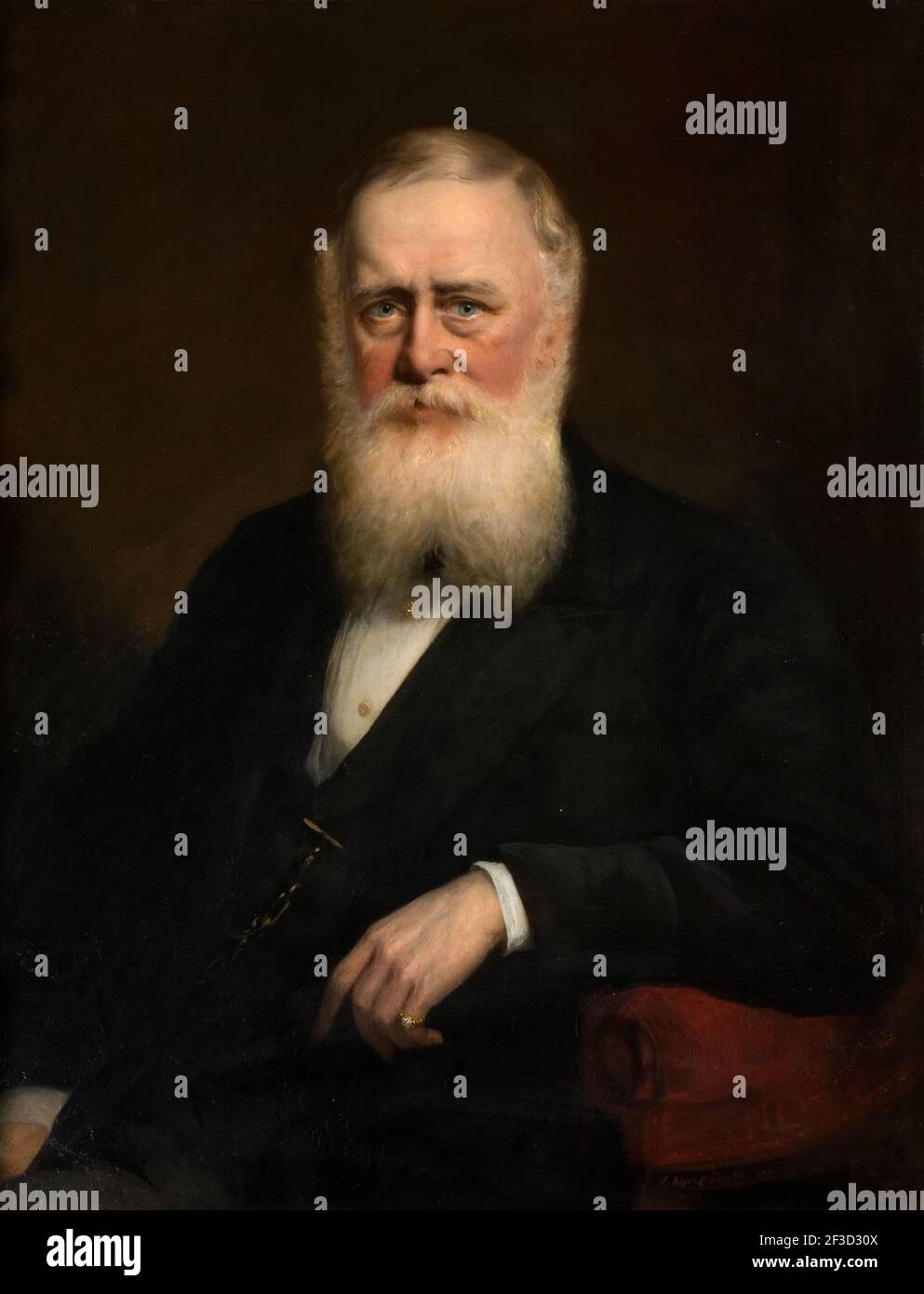 Portrait of Thomas Phillips, 1871 Stock Photo Alamy
