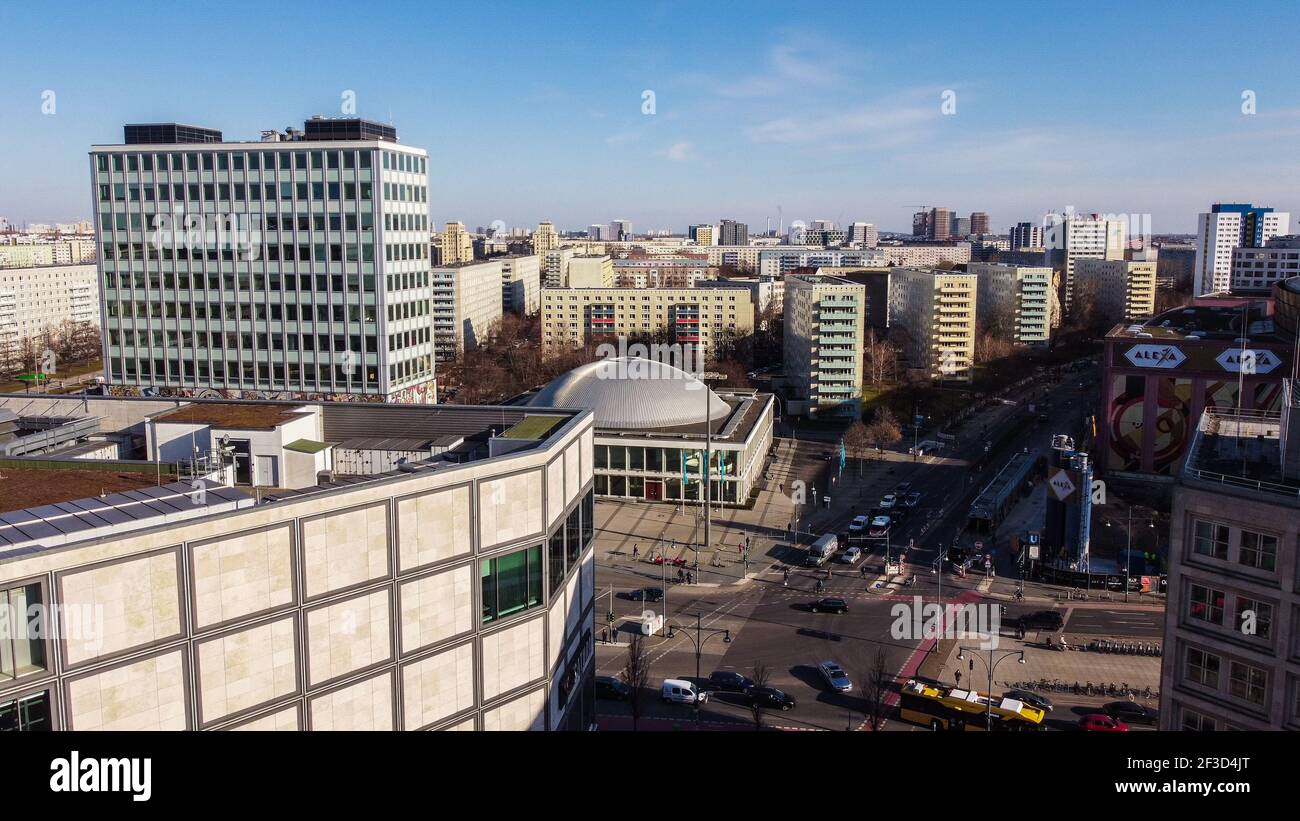 Beautiful city of Berlin from above - aerial view Stock Photo - Alamy