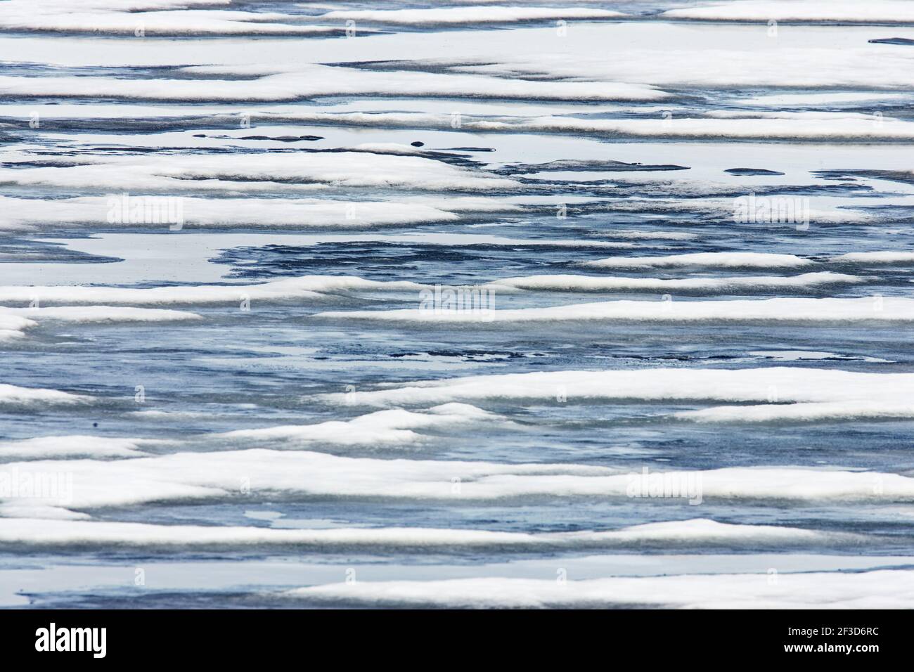 Sea Ice - Late SpringSvalbard (Spitsbergen) Norway LA003685 Stock Photo