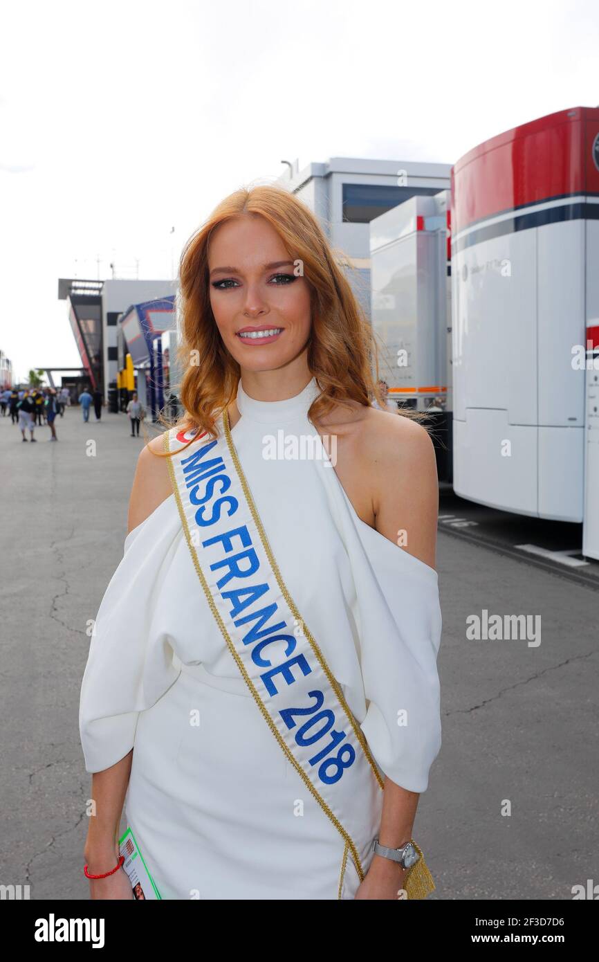Coucke Maeva Miss France 2018 Gasly Pierre Fra Scuderia Toro Rosso Honda Str13 Portrait During The 2018 Formula One World Championship French Grand Prix On June 22 To 24 At Le Castellet