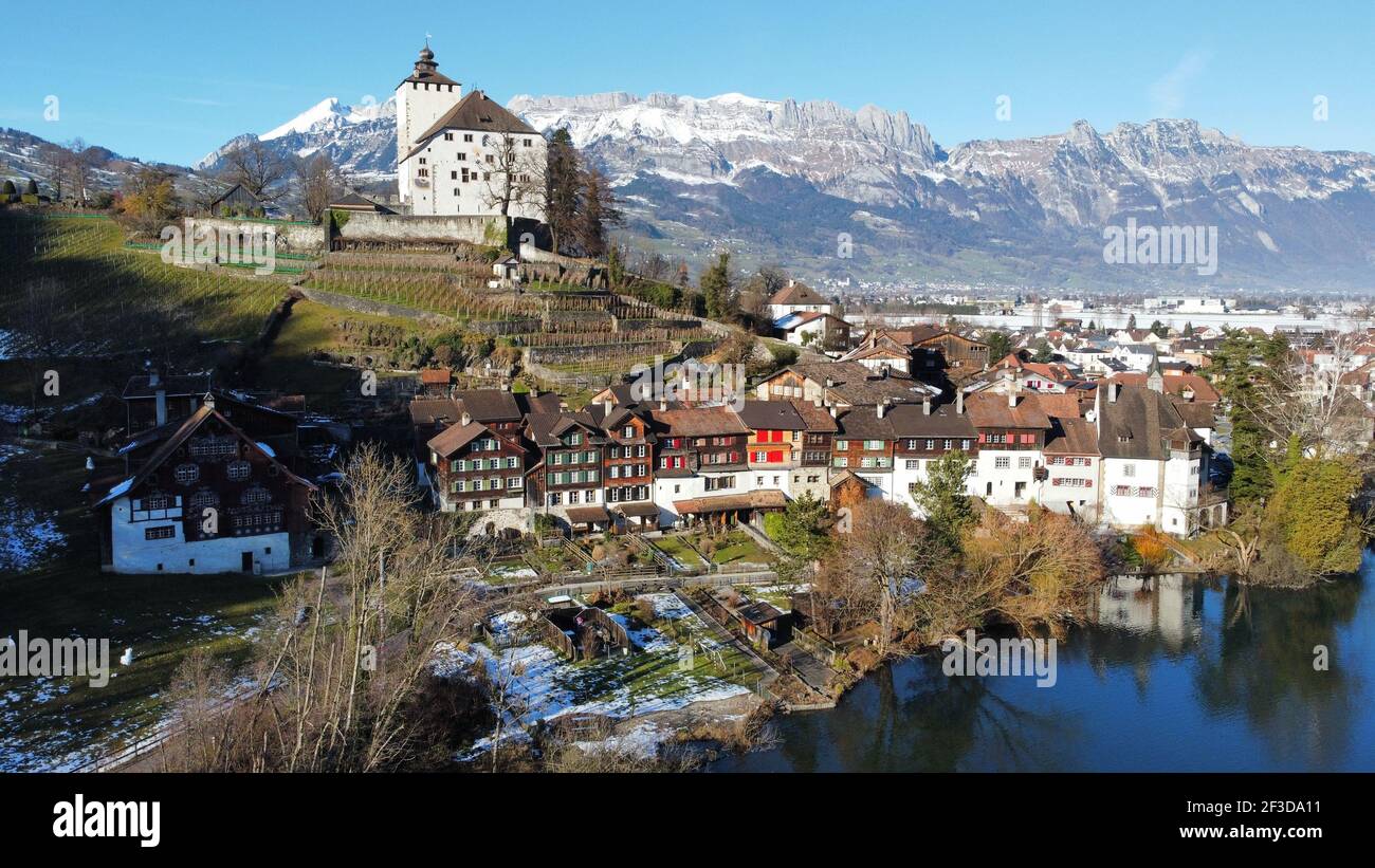 Werdenberg, Switzerland Stock Photo
