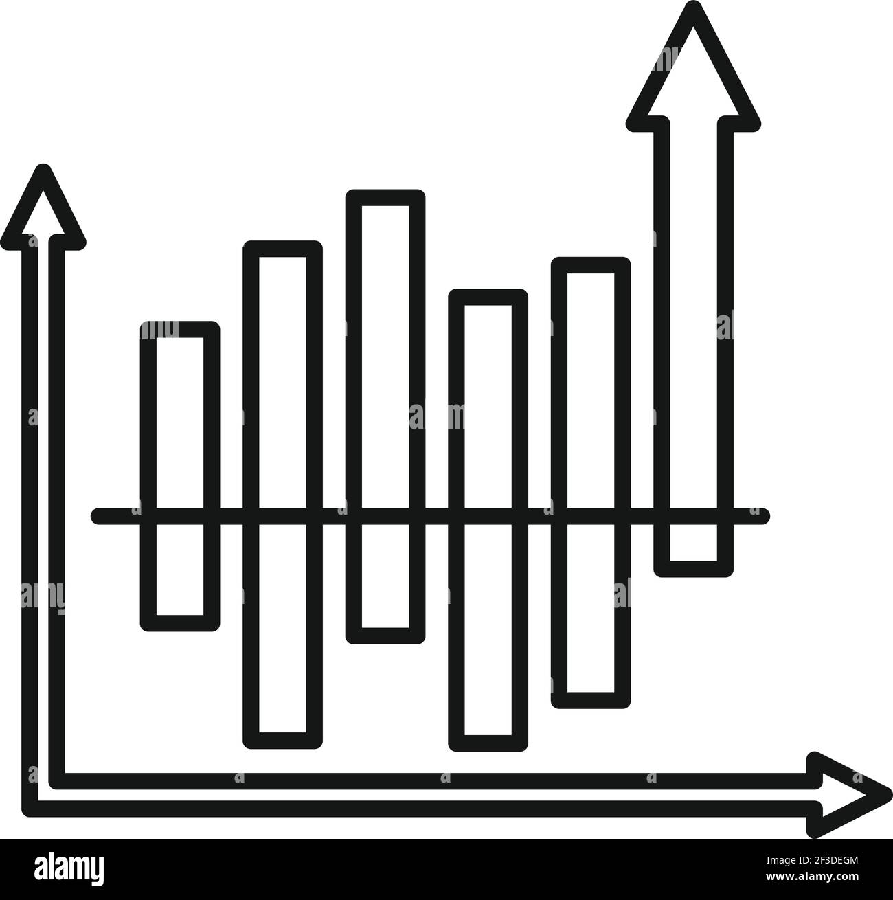 Restructuring icon, outline style Stock Vector